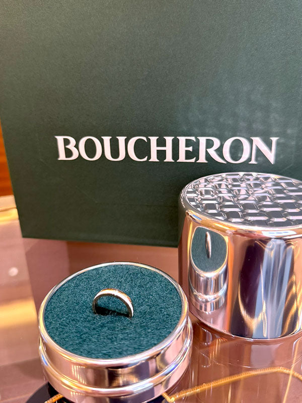 K様 ブシュロン キャトル ホワイト リング ハーフ お求めいただき誠にありがとうございます/JAL00238