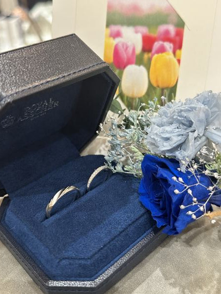 S様 ロイヤルアッシャー ご結婚指輪 お求めいただき誠にありがとう