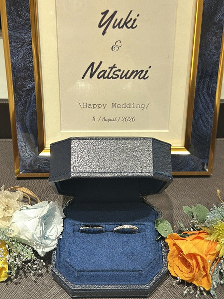 Y様 ロイヤルアッシャー ご結婚指輪 お求めいただき誠にありがとうございます/ WRA065・WRB078