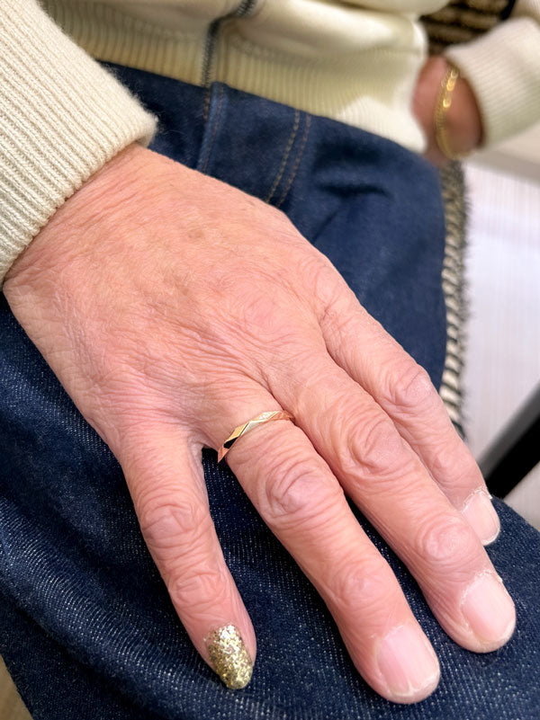 H様 ブシュロン ファセット 3ダイヤモンド リング ミディアム お求めいただき誠にありがとうございます/JAL00091