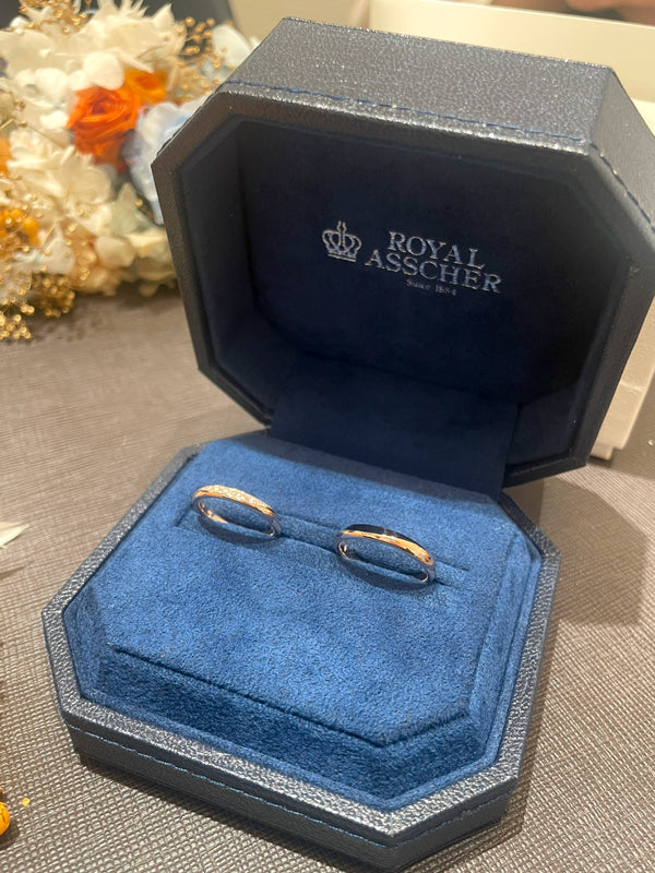 S様 ロイヤルアッシャー マリッジリング お求めいただき誠にありがとうございます/WRI065/WRC075