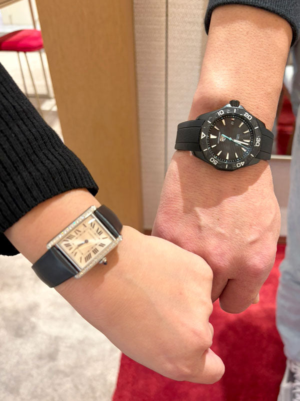 S様 カルティエ タンクマスト/タグホイヤー アクアレーサー ソーラーグラフ お求めいただき誠にありがとうございます/W41A0017/WBP1112.FT6199