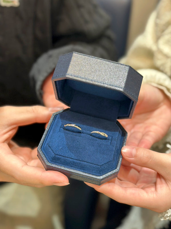 M様 ROYAL ASSCHER マリッジリング お求めいただき誠にありがとうございます/WRA066/WRB059