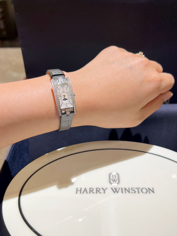 T様 ハリーウィンストン アヴェニューCミニ・ ムーンフェイズ お求めいただき誠にありがとうございます/AVCQMP16WW001