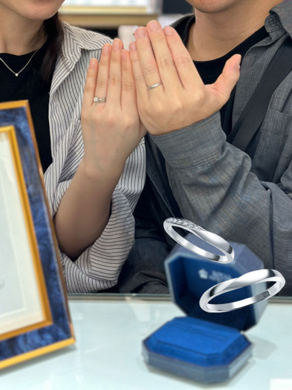 K様 ロイヤル・アッシャー マリッジリング クラウンモデル お求めいただき誠にありがとうございます/WRA059/WRB069