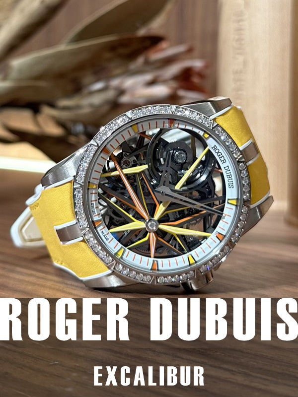 目に留まる発色は、見る人を魅了する/ROGER DUBUIS(ロジェ・デュブイ)エクスカリバーモノバランシエ ブラックライト 限定28本/品番:DBEX1014