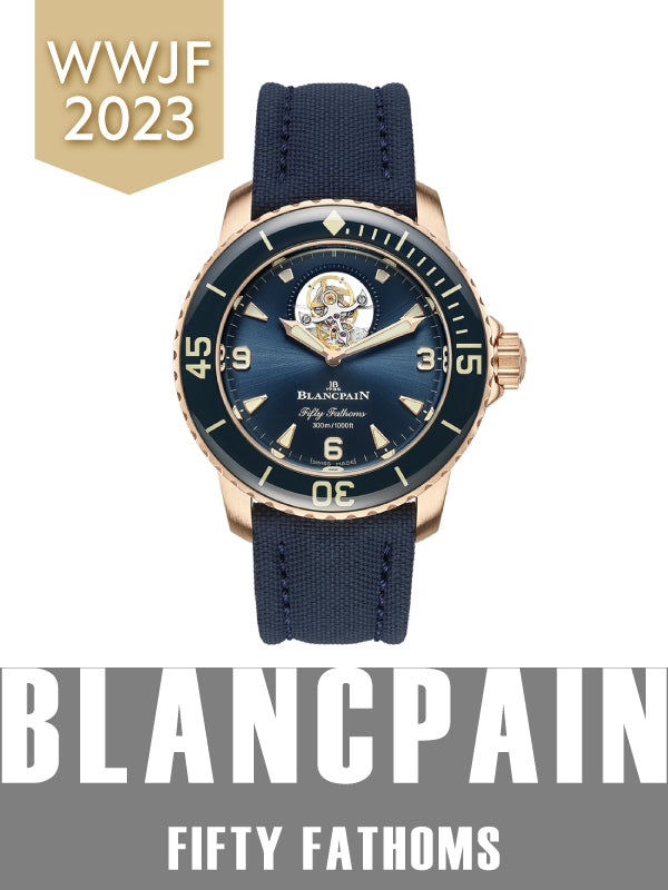 トゥールビヨン搭載の伝説的ダイバーズウォッチ/BLANCPAIN(ブランパン) フィフティ ファゾムス トゥールビヨン 8デイズ 品番:5025 36B40 O52B