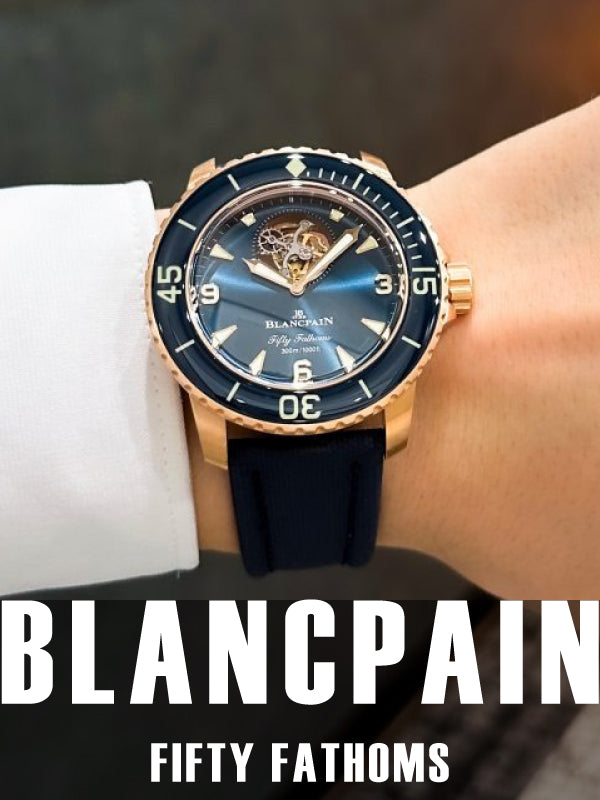 歴史感じるブランパンのダイバーズ!! フィフティファゾムス トゥールビヨン 8 Jours/5025 36B40 O52B