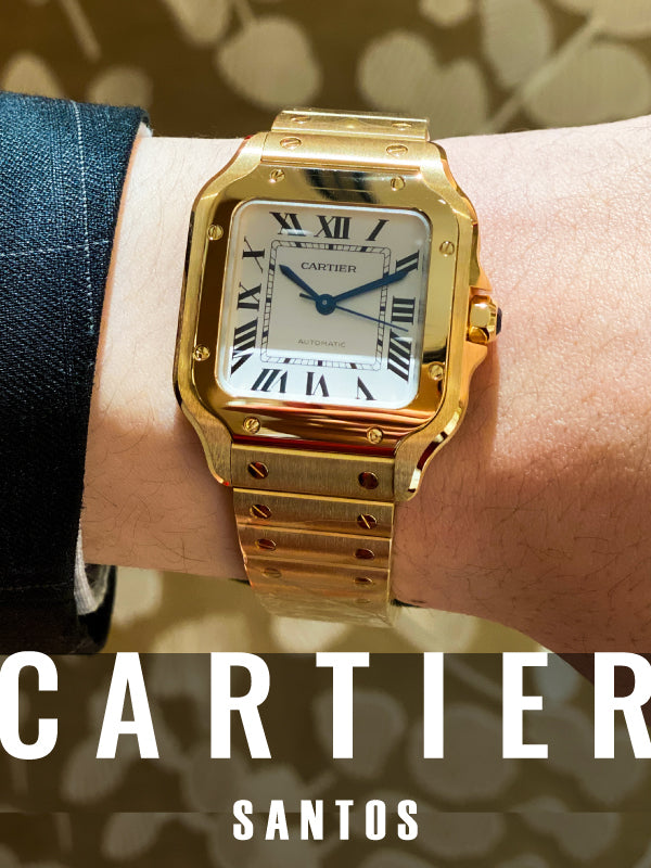 上品なゴールドウォッチ✨ サントスドゥカルティエ/WGSA0030
