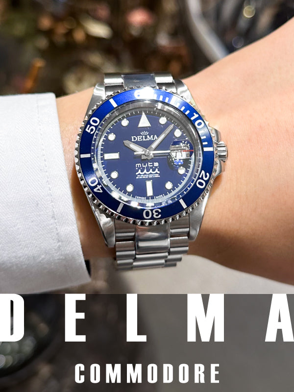 DELMA x muta MARINEコラボレーションモデル | コモドール(muta MARINEモデル) 品番:41701.690.6.041.M