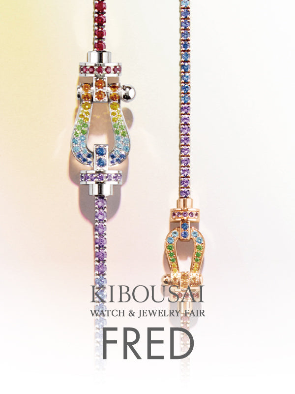 【KIBOUSAI2022】レインボーの煌めきを🌈│FRED フォース10ブレスレット マルチカラー