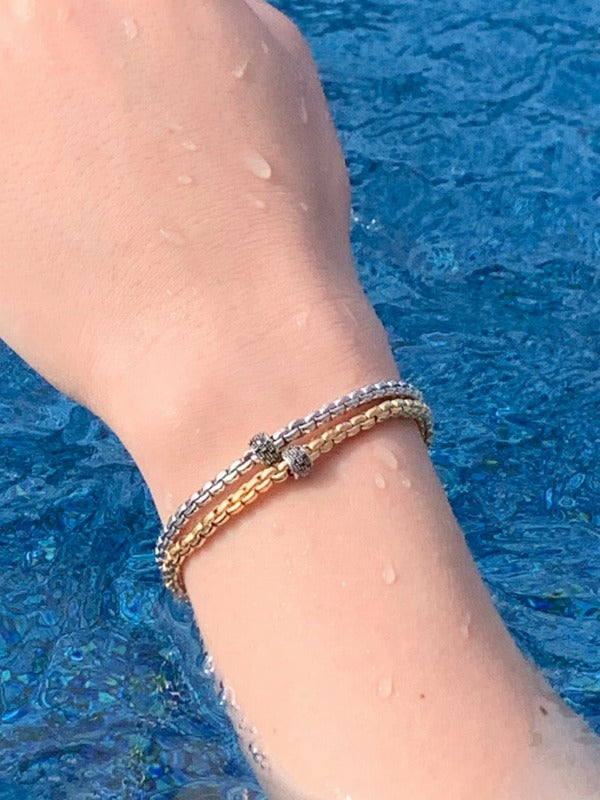 時代に左右されない本物の贅沢✨ FOPE EKA TINY FLEX'Tブレスレット/733B PAVENM