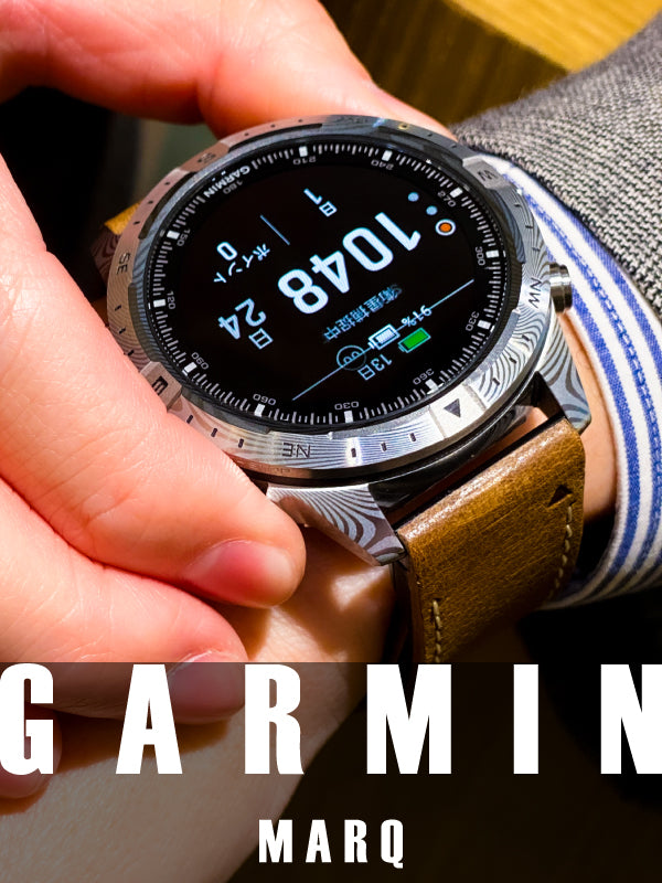 【50本限定】ダマスカス鋼を纏うプレミアムモデル / GARMIN(ガーミン) MARQ Adventurer (Gen 2) Damascus Steel Edition 品番:010-03393-D2