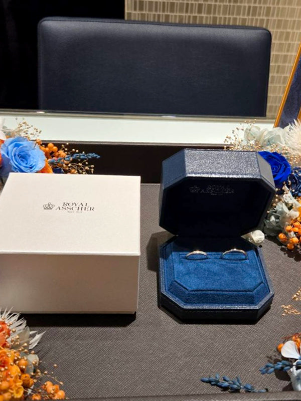 T様 ロイヤル・アッシャー マリッジリング お求めいただき誠にありがとうございます/WRB915/WRA904
