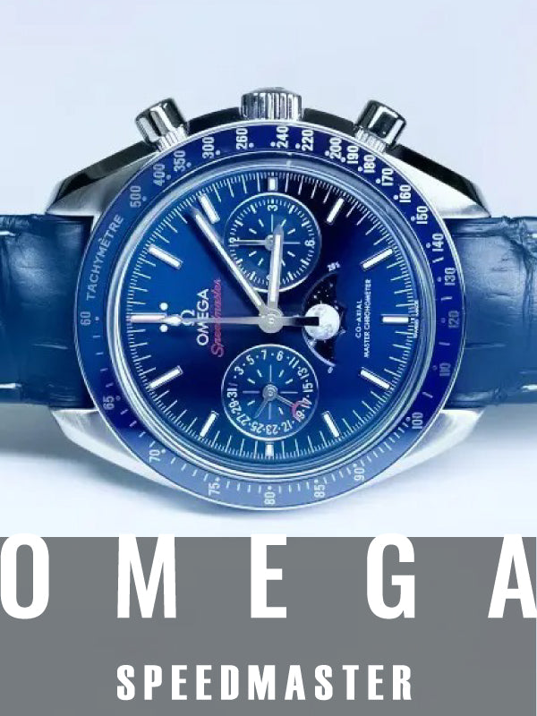 進化したスピードマスター オメガ スピードマスター コーアクシャルマスタークロノメーター ムーンフェイズ クロノグラフ/品番:304.33.44.52.03.001