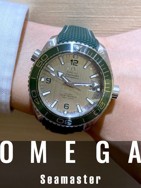洗練のグリーン＆グレー／OMEGA Seamaste﻿r Planet Ocean 600﻿M 215.32