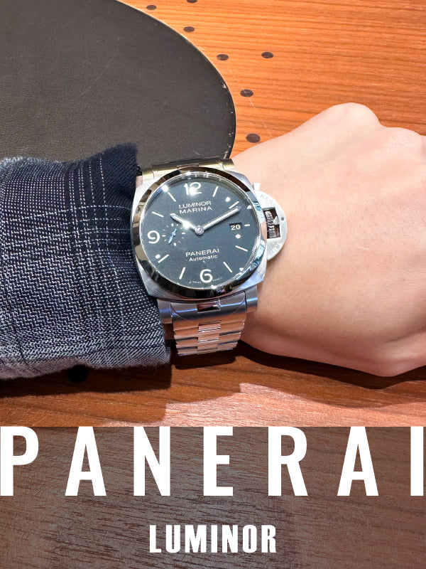 メタルブレスレットが新鮮✨／パネライ PAM01562