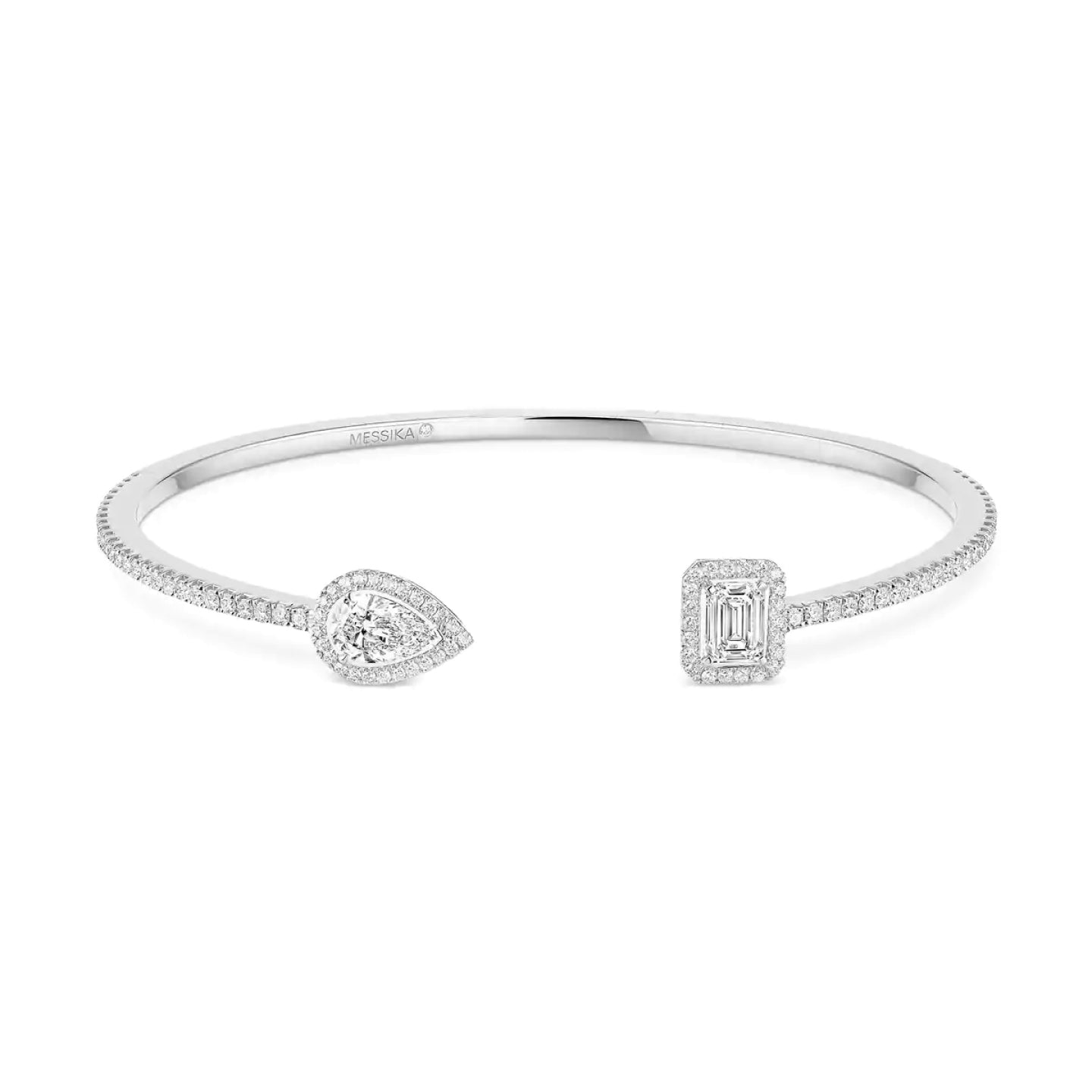 My Twin pavé Bangle Large<br><font size=1pt>マイ ツイン パヴェ バングル ラージ</font>
