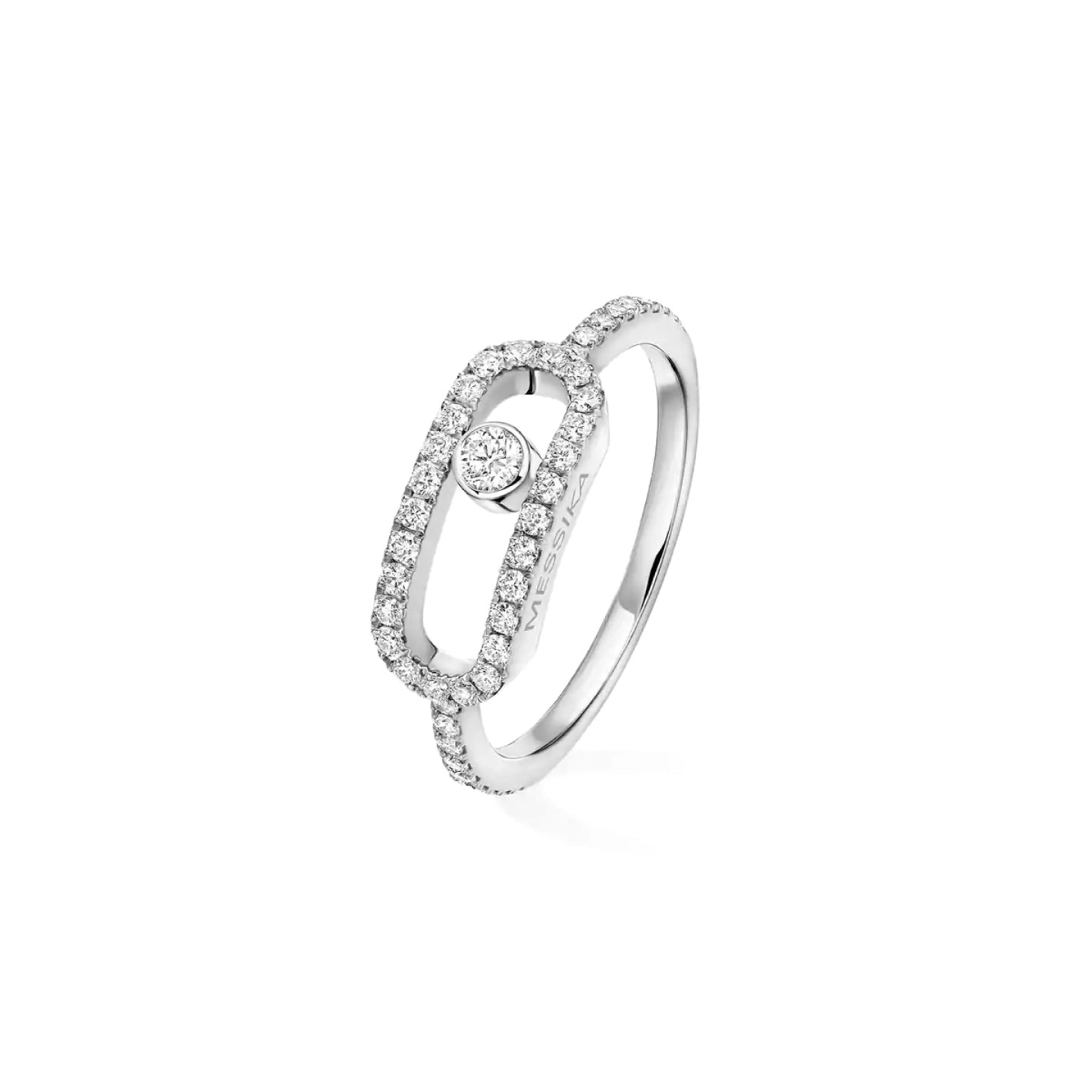 Move Uno pavé ring large model<br><font size=1pt>ムーヴ ウノ パヴェ リング ラージ</font>