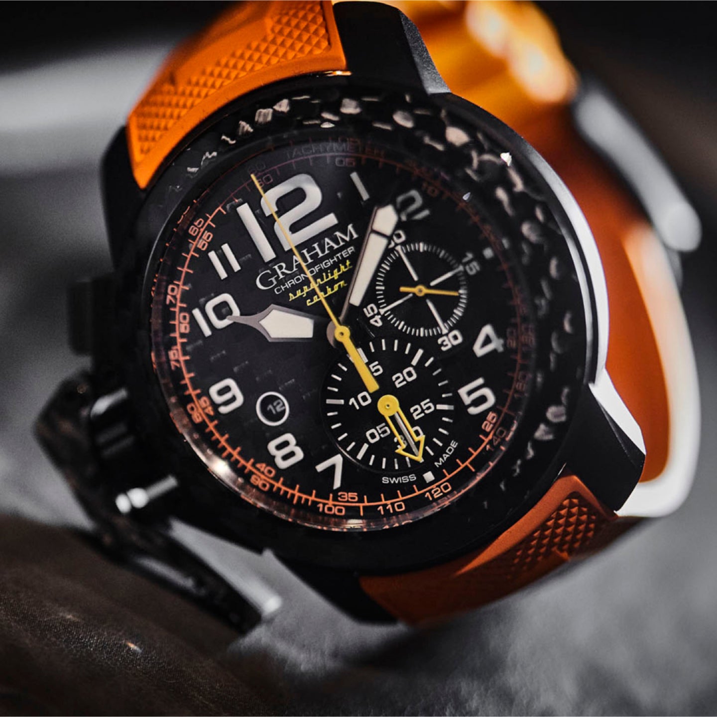 CHRONOFIGHTER SUPERLIGHT CARBON ORANGE<br><font size=1pt>スーパーライト カーボンオレンジ</font>