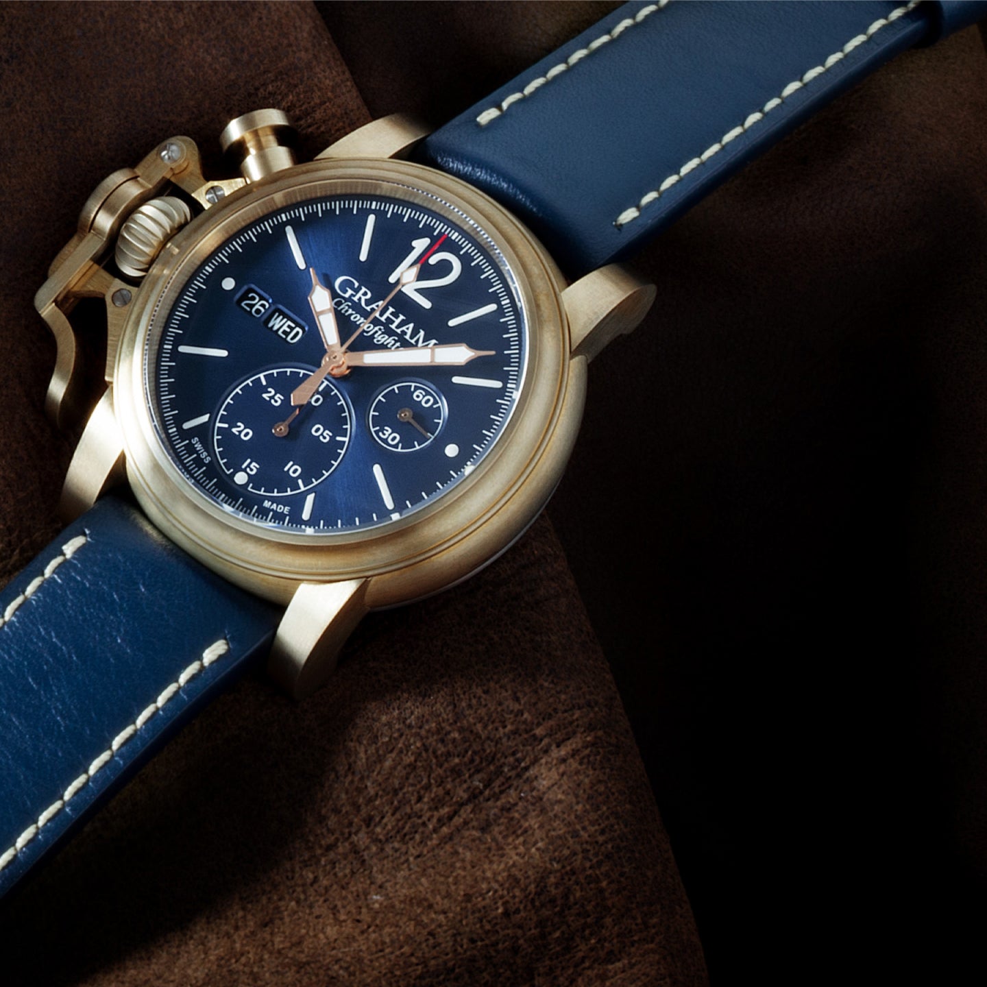 CHRONOFIGHTER VINTAGE BRONZE & BLUE<br><font size=1pt>クロノファイター ヴィンテージ ブロンズ&ブルー</font>