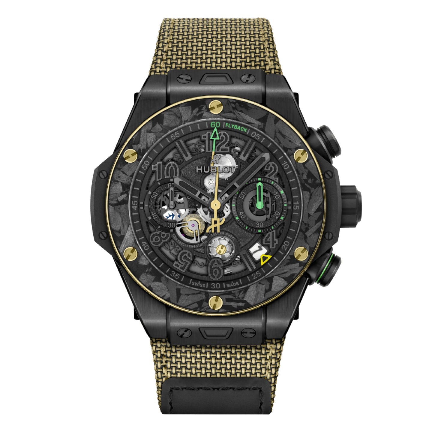BIG BANG RELOADED USAIN BOLT CERAMIC CARBON 44 mm<br><font size=1pt>ビッグ・バン リローデッド ウサイン・ボルト セラミックカーボン</font>