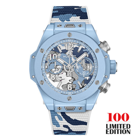 BIG BANG UNICO<br>SKY BLUE COMO 44mm<br><font size=1pt>ビッグ・バン ウニコ スカイブルー コモ44mm</font>