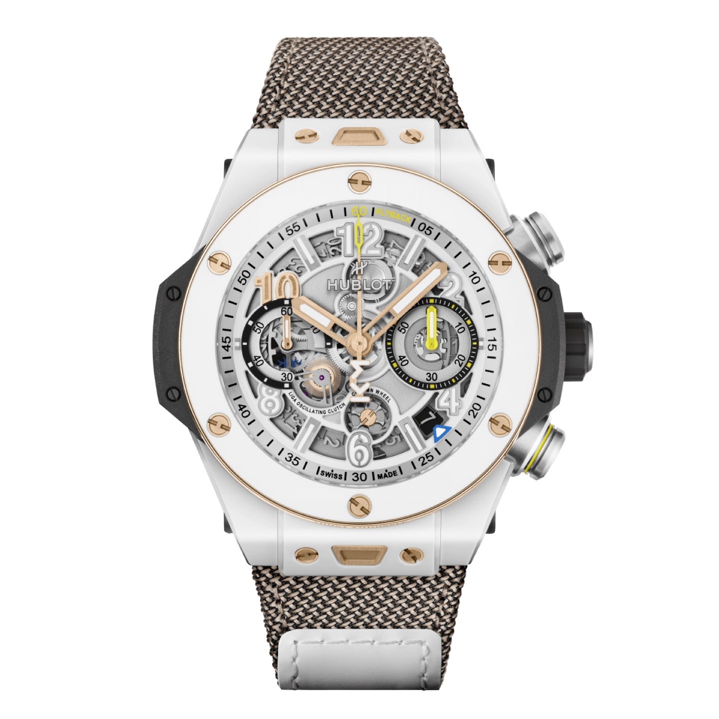 BIG BANG RELOADED KYLIAN MBAPPÉ WHITE CERAMIC 44 mm<br><font size=1pt>ビッグ・バン リローデッド キリアン・エムバペ ホワイトセラミック</font>