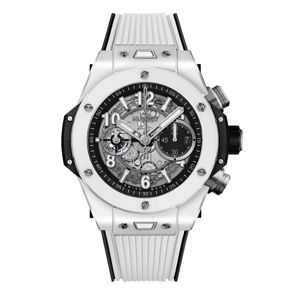 BIG BANG UNICO<br>WHITE CERAMIC 44mm<br><font size=1pt>ビッグ・バン ウニコ ホワイセラミック 44mm</font>