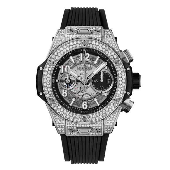 BIG BANG UNICO<br>TITANIUM PAVE 44mm<br><font size=1pt>ビッグ・バン ウニコ チタニウム パヴェ 44mm</font>