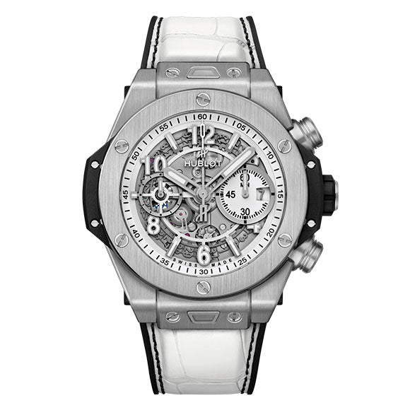 BIG BANG UNICO<br>BLACK&WHITE 44mm<br><font size=1pt>ビッグ・バン ブラック&ホワイト 44mm</font>
