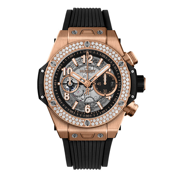 BIG BANG UNICO KING GOLD DIAMONDS 44mm<br><font size=1pt>ビッグ・バン ウニコ キングゴールド ダイヤモンド 44mm</font>