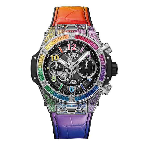 BIG BANG UNICO<br>TITANIUM RAINBOW 42mm<br><font size=1pt>ビッグ・バン ウニコ チタニウム レインボウ 42mm</font>