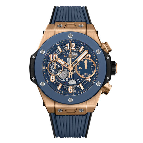 BIG BANG UNICO<br>KING GOLD BLUE CERAMIC 42mm<br><font size=1pt>ビッグ・バン ウニコ キングゴールド ブルーセラミック 42mm</font>