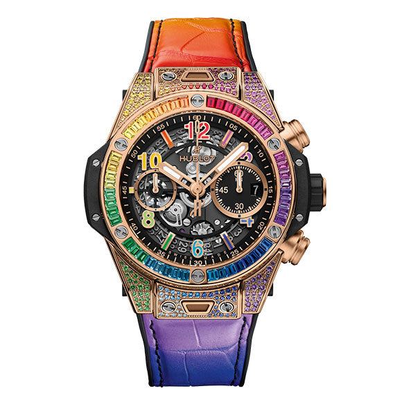 BIG BANG UNICO<br>KING GOLD RAINBOW 42mm<br><font size=1pt>ビッグ・バン ウニコ キングゴールド レインボー 42mm</font>