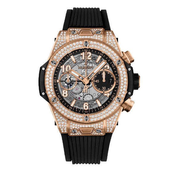 BIG BANG UNICO<br>KING GOLD PAVE 42mm<br><font size=1pt>ビッグ・バン ウニコ キング ゴールド パヴェ 42mm</font>