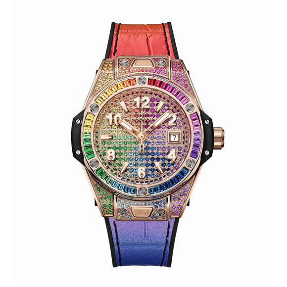 BIG BANG ONE CLICK<br>KING GOLD RAINBOW 33mm<br><font size=1pt>ビッグ・バン ワンクリック キングゴールド レインボー 33mm</font>