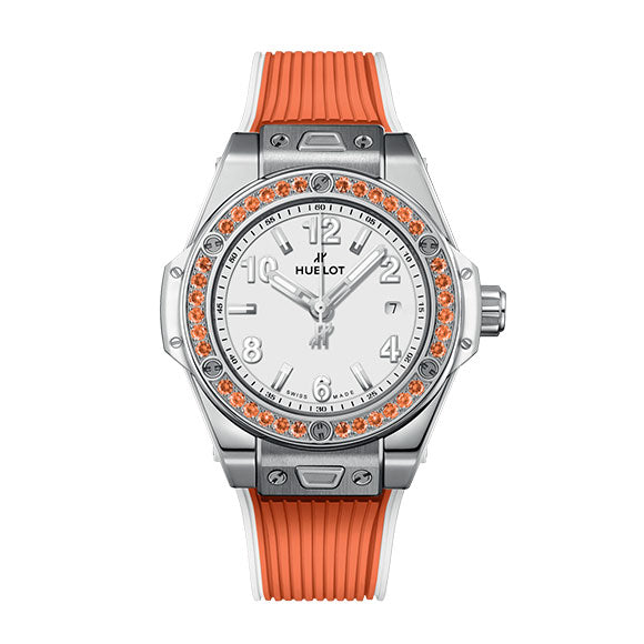 BIG BANG ONE CLICK<br>JOYFUL STEEL ORANGE 33mm<br><font size=1pt>ビッグ・バン ワンクリック ジョイフル スチール オレンジ 33mm</font>