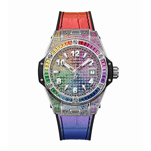 BIG BANG ONE CLICK<br>STEEL RAINBOW 33mm<br><font size=1pt>ビッグ・バン ワンクリック スチール レインボー 33mm</font>