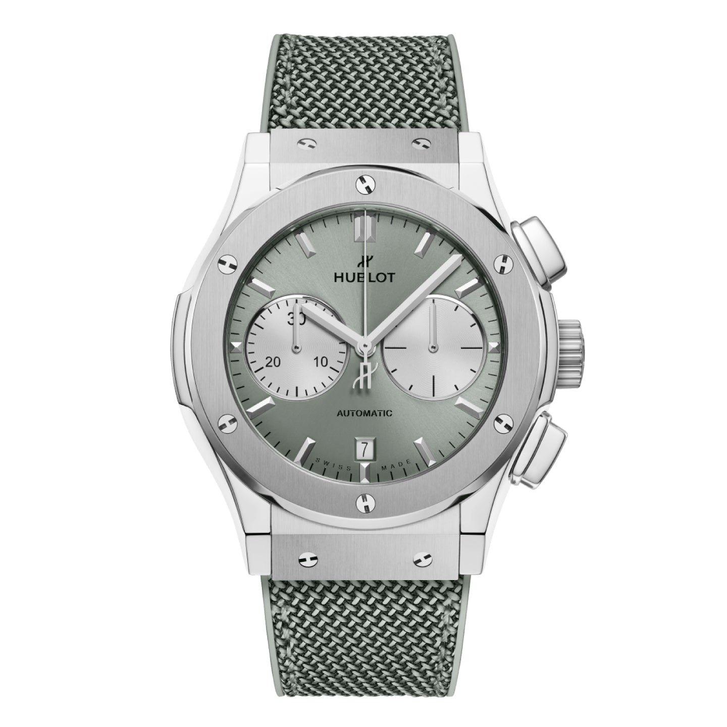 CLASSIC FUSION CHRONOGRAPH<br>TITANIUM SAGE GREEN 45mm<br><font size=1pt>クラシック・フュージョン クロノグラフ チタニウム セージ グリーン 45mm</font>