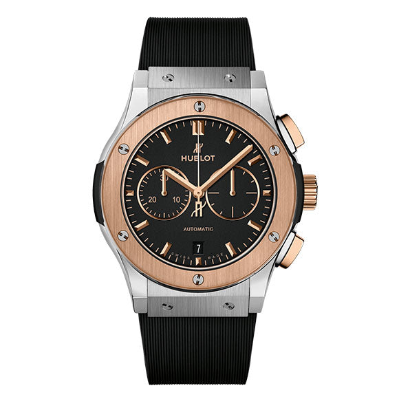 CLASSIC FUSION CHRONOGRAPH<br>TITANIUM KING GOLD 42mm<br><font size=1pt>クラシック・フュージョン クロノグラフ チタニウム キングゴールド 42mm</font>