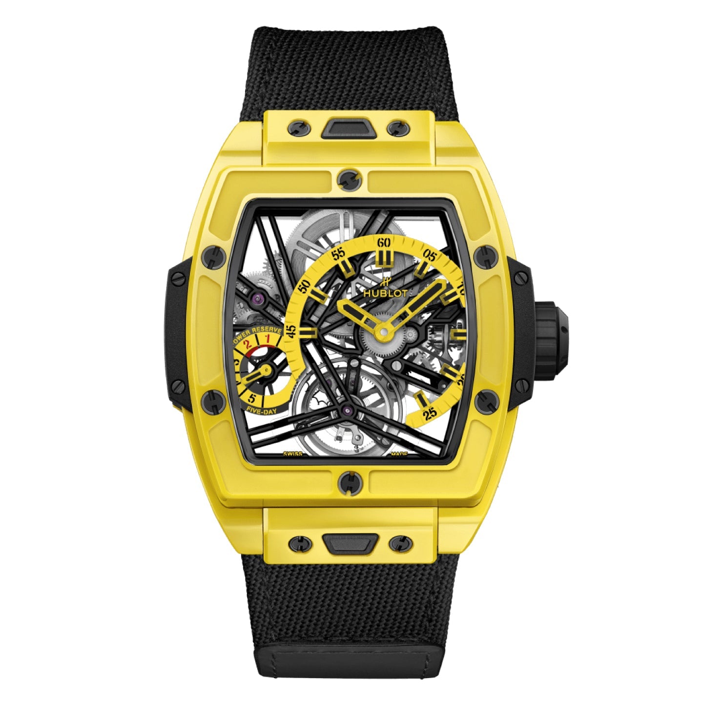 SPIRIT OF BIG BANG TOURBILLON 5-DAY POWER RESERVE YELLOW MAGIC 42 mm<br><font size=1pt>スピリット オブ ビッグ・バン トゥールビヨン 5デイ パワーリザーブ イエローマジック</font>