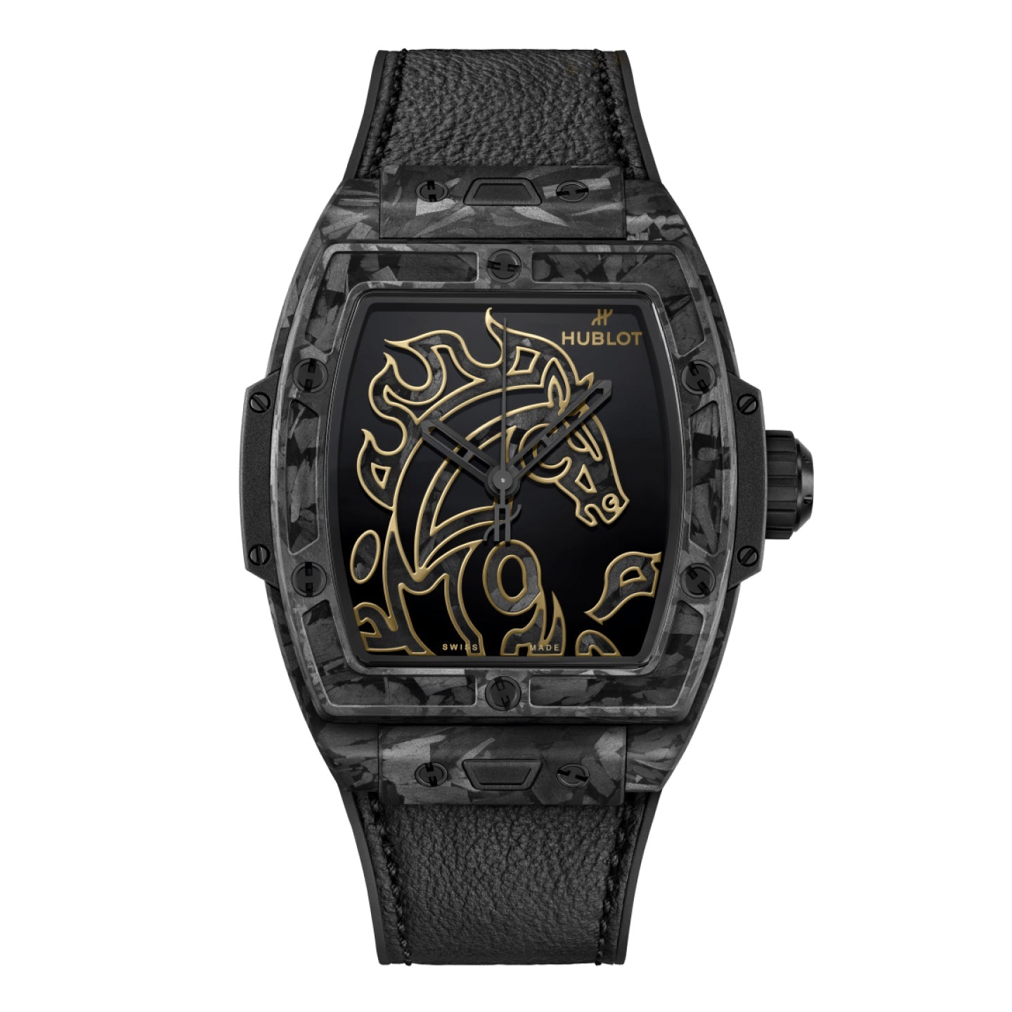 SPIRIT OF BIG BANG YEAR OF THE HORSE FROSTED CARBON 42 mm<br><font size=1pt>スピリット オブ ビッグ・バン イヤー オブ ホース フロステッドカーボン</font>