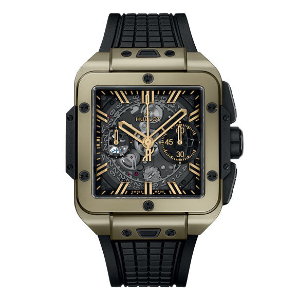 SQUARE BANG UNICO<br>MAGIC GOLD 42mm<br><font size=1pt>スクエア・バン ウニコ マジックゴ-ルド 42mm</font>