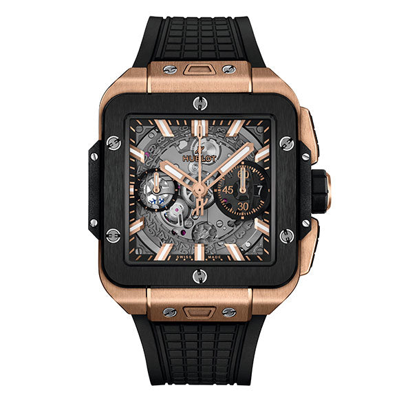 SQUARE BANG UNICO<br>KING GOLD CERAMIC 42mm<br><font size=1pt>スクエア・バン ウニコ キングゴールド セラミック 42mm</font>