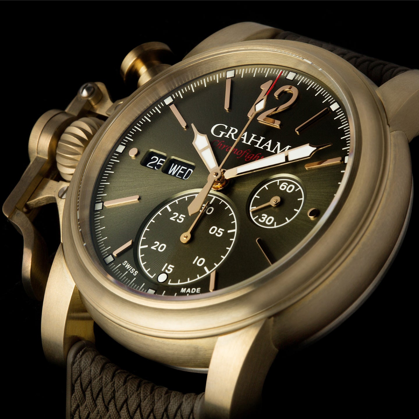 CHRONOFIGHTER VINTAGE BRONZE & GREEN<br><font size=1pt>クロノファイター ヴィンテージ ブロンズ&グリーン</font>