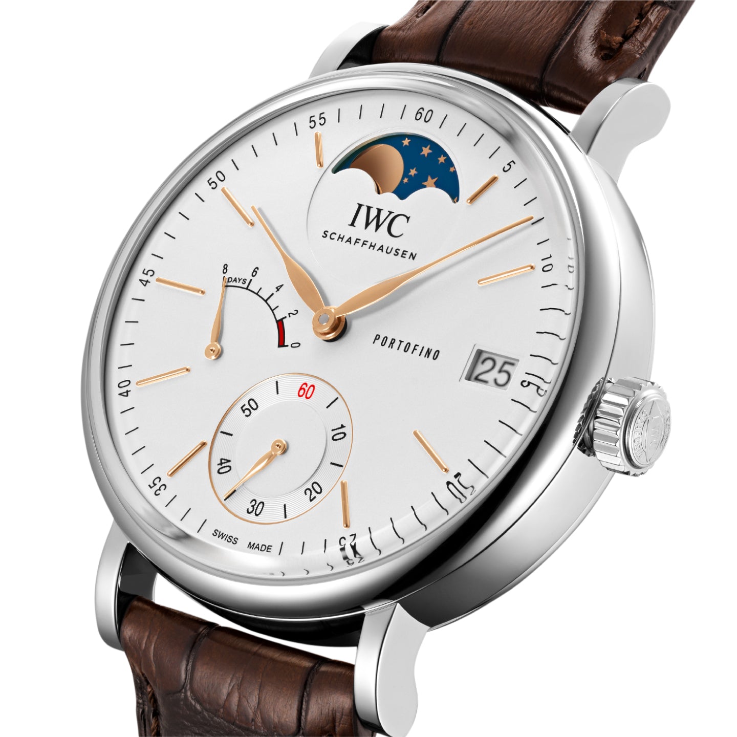 PORTOFINO HANDWOUND MOONPHASE<br><font size=1pt>ポートフィノ ハンドワインド ムーンフェイズ</font>