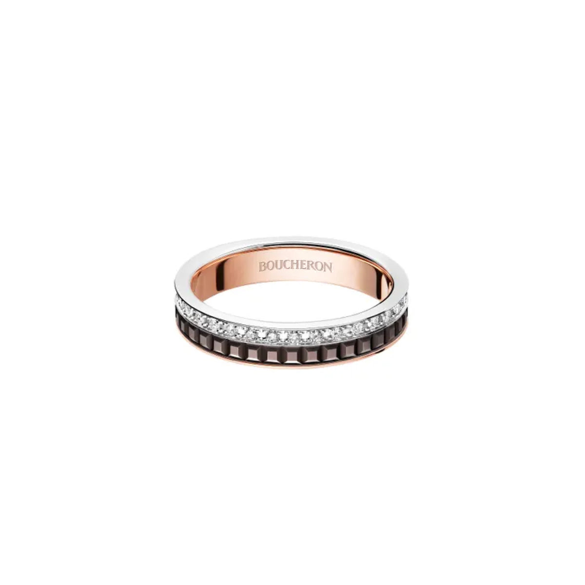 QUATRE CLASSIQUE WEDDING BAND<br><font size=1pt>キャトル クラシック ダイヤモンド リング ハーフ</font>