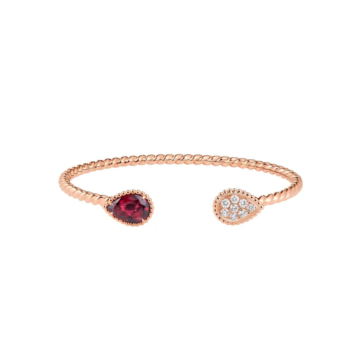 SERPENT BOHÈME BRACELET S MOTIF<br><font size=1pt>セルパンボエム ツイン モチーフ バングル</font>