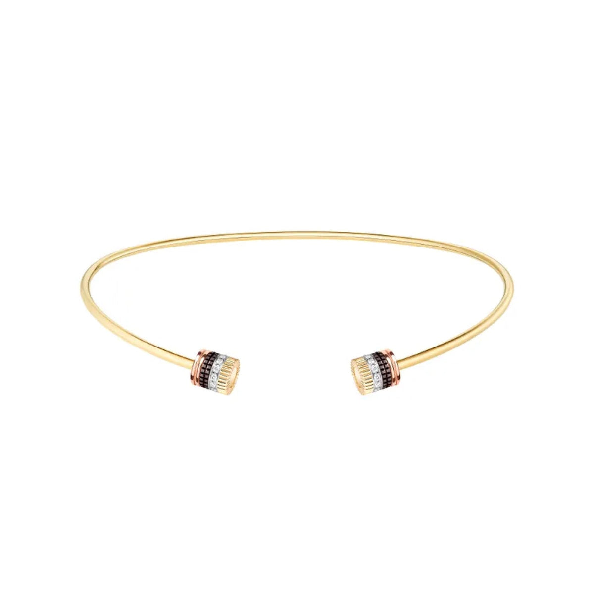 QUATRE CLASSIQUE SHORT NECKLACE<br><font size=1pt>キャトル クラシック 2モチーフ ネックレス</font>